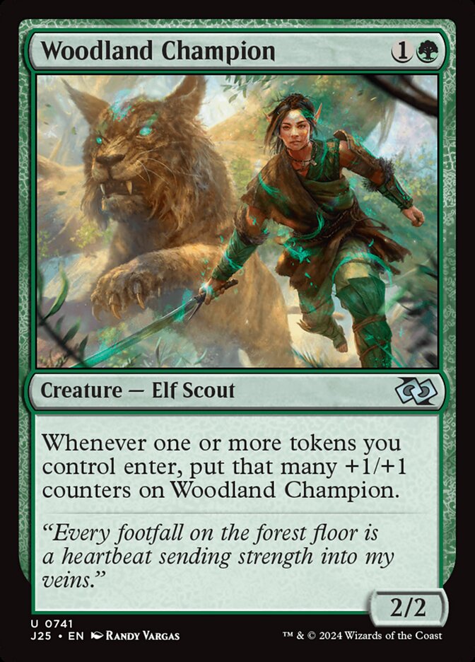 Campeã da Mata / Woodland Champion - Magic: The Gathering - MoxLand