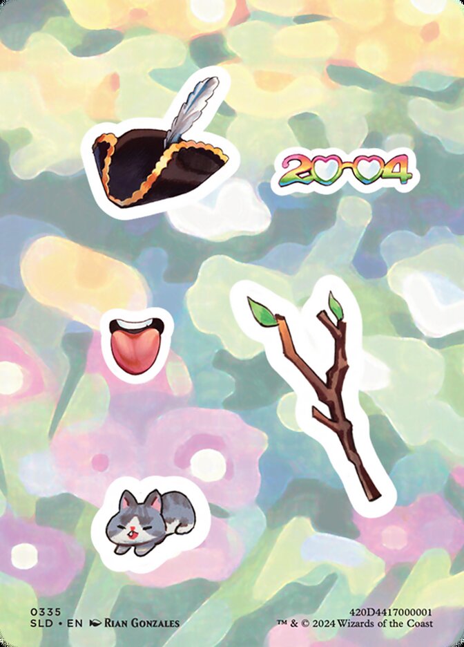 Sticker sheet - Magic: The Gathering - MoxLand