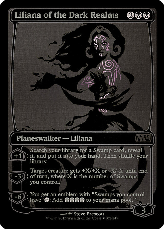 Liliana dos Reinos Sombrios / Liliana of the Dark Realms - Magic: The Gathering - MoxLand