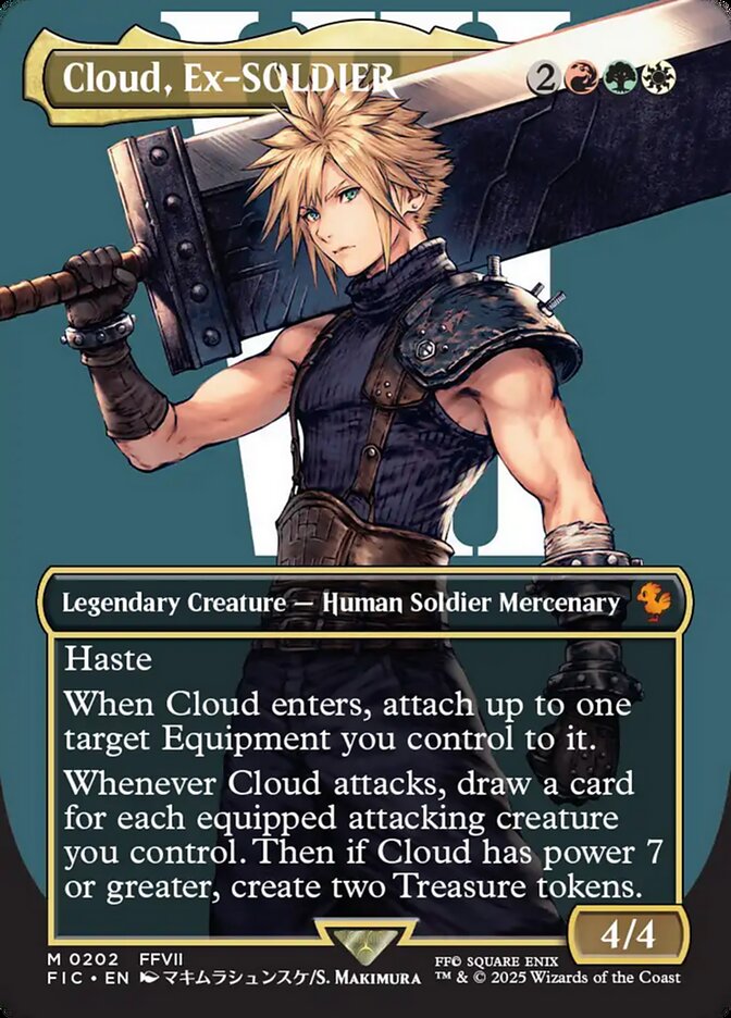 Cloud, Ex-SOLDIER - Magic: The Gathering - MoxLand
