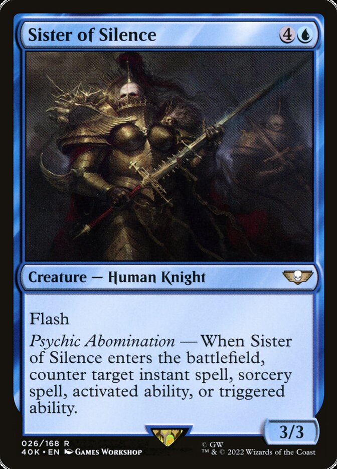 Irmã do Silêncio / Sister of Silence - Magic: The Gathering - MoxLand