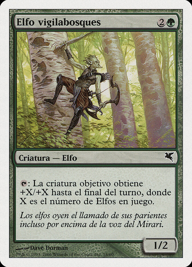 Elfo Vigia dos Pinheiros / Timberwatch Elf - Magic: The Gathering - MoxLand