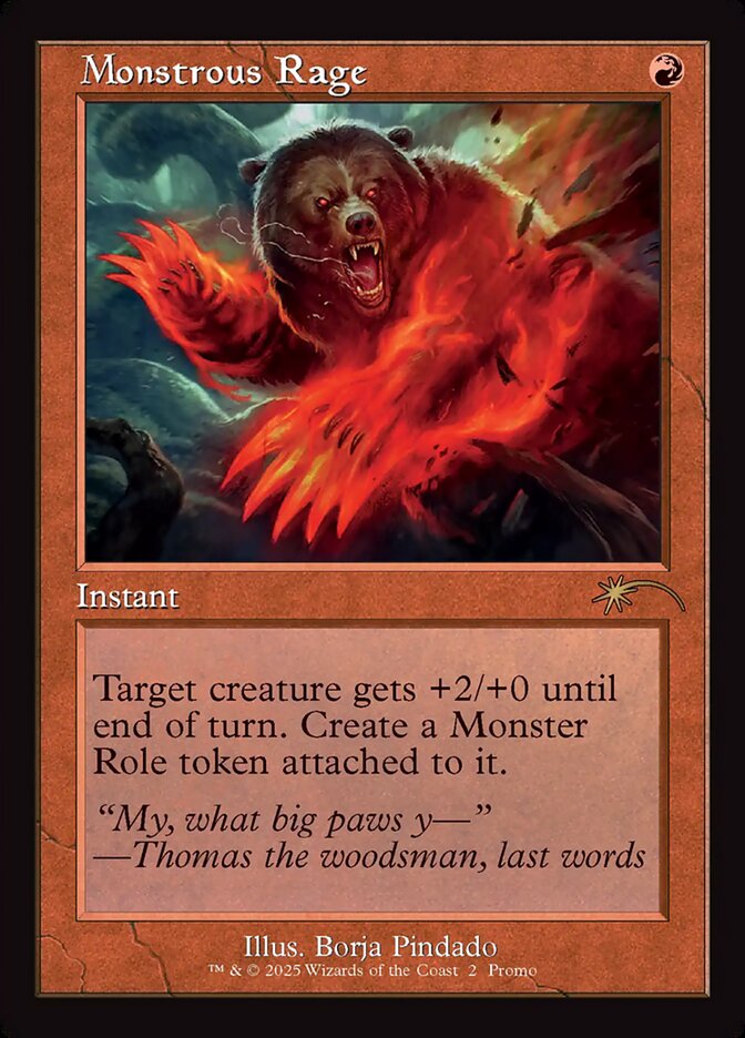 Raiva Monstruosa / Monstrous Rage - Magic: The Gathering - MoxLand