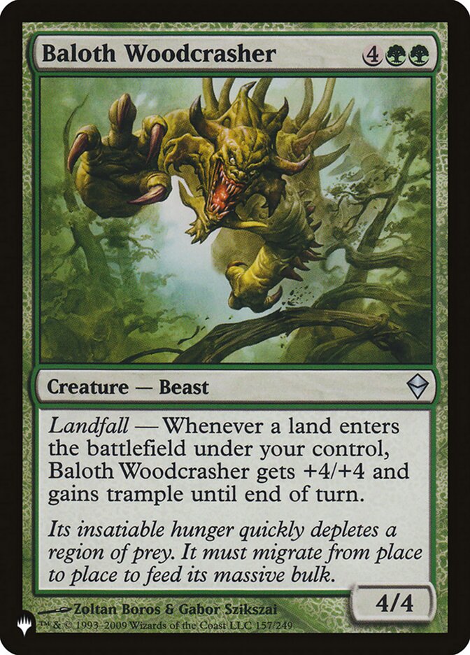 Rompe-bosque Baloth / Baloth Woodcrasher - Magic: The Gathering - MoxLand