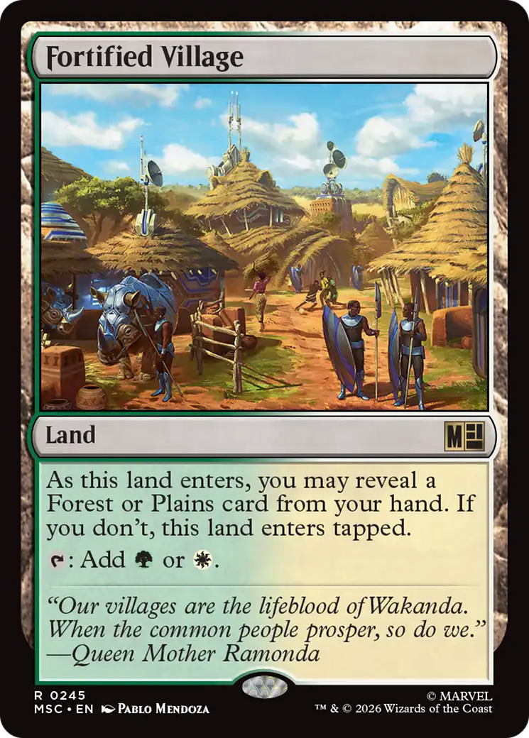 Aldeia Fortificada / Fortified Village - Magic: The Gathering - MoxLand
