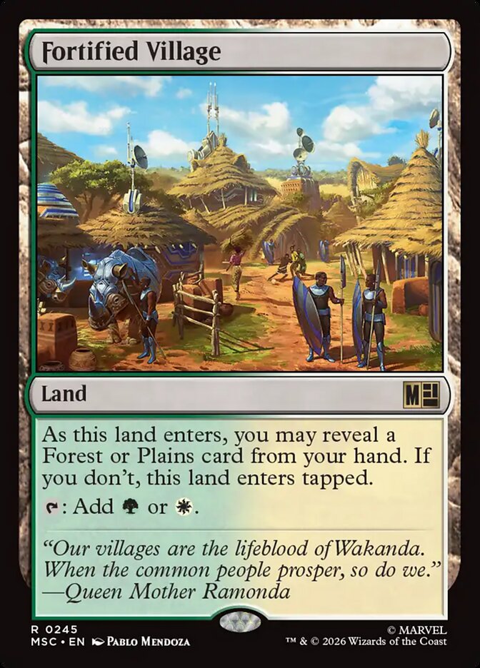 Aldeia Fortificada / Fortified Village - Magic: The Gathering - MoxLand