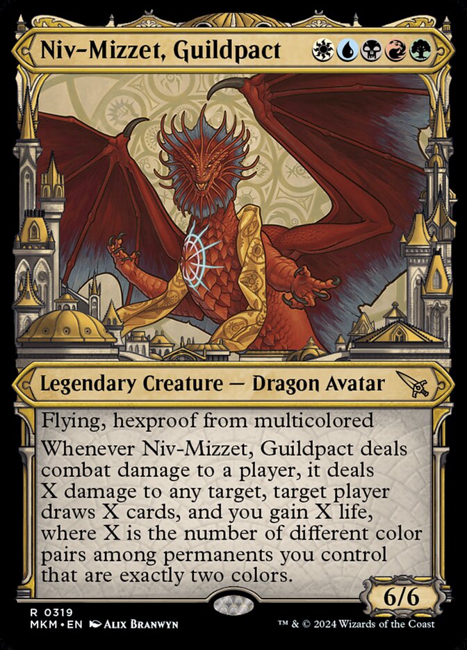 Niv-Mizzet, Pacto das Guildas / Niv-Mizzet, Guildpact - Magic: The Gathering - MoxLand