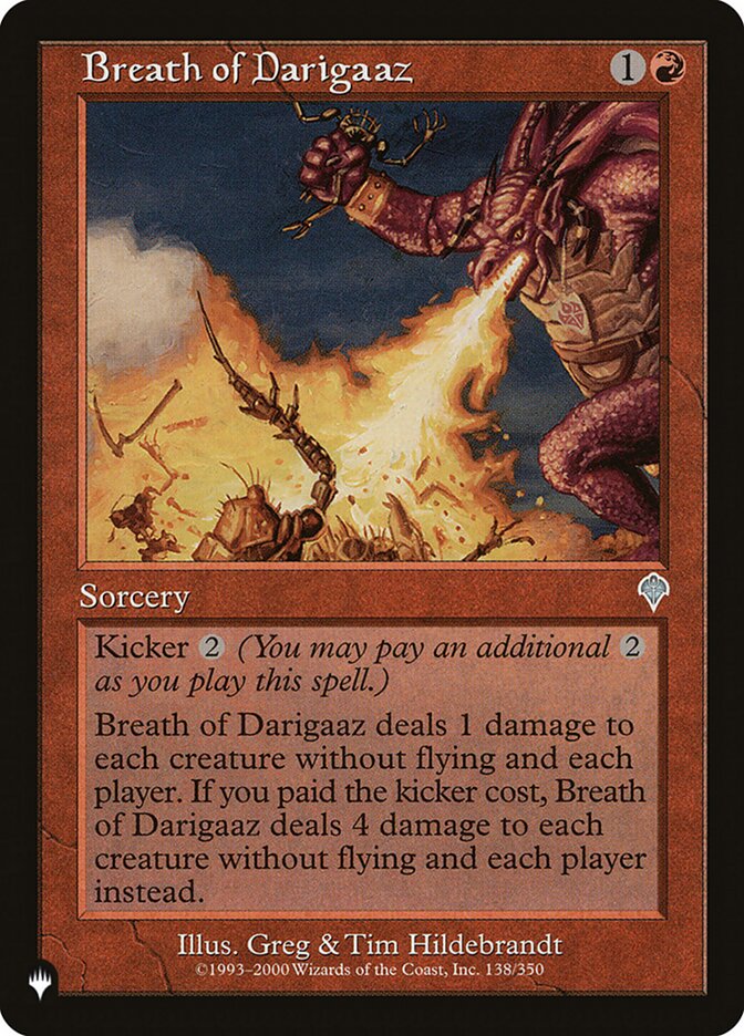 Bafo de Darigaaz / Breath of Darigaaz - Magic: The Gathering - MoxLand