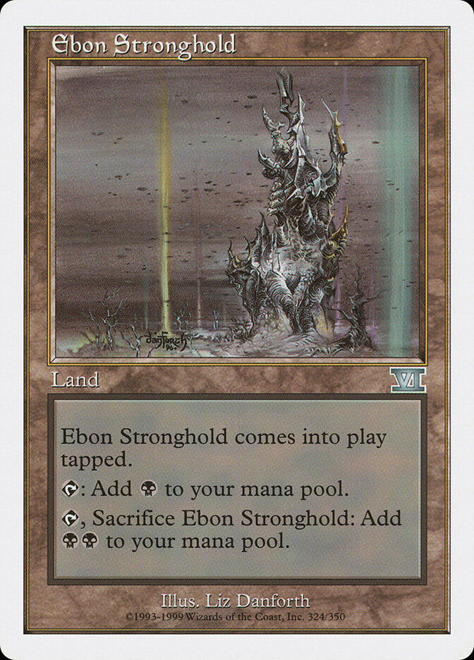 Fortaleza de Ébano / Ebon Stronghold - Magic: The Gathering - MoxLand