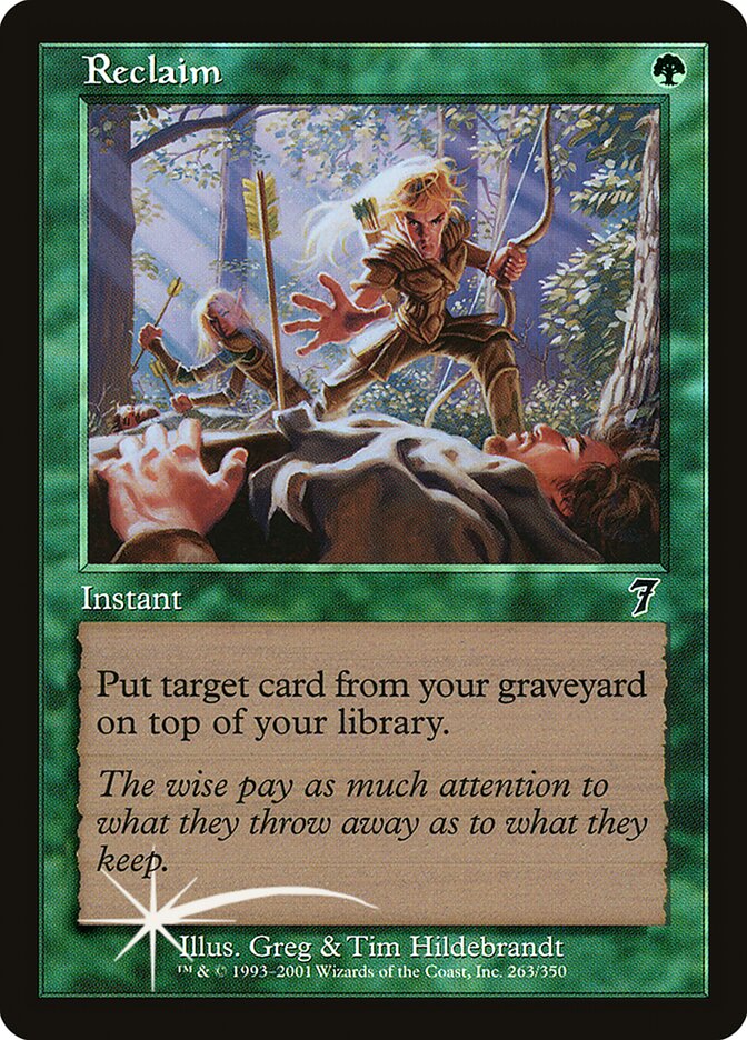 Restituir / Reclaim - Magic: The Gathering - MoxLand