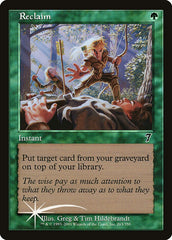 Restituir / Reclaim - Magic: The Gathering - MoxLand