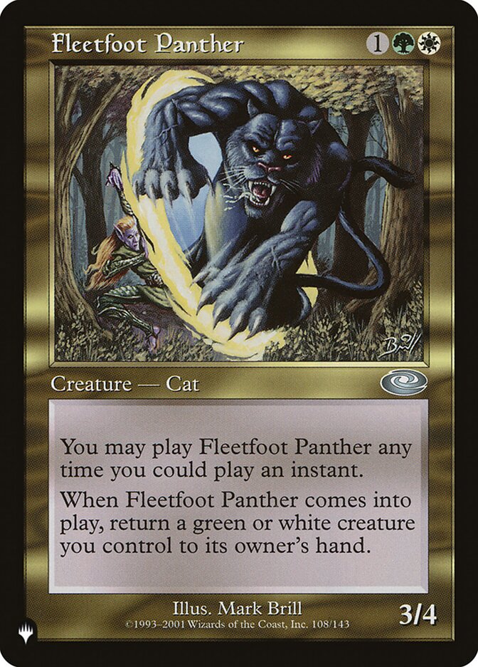 Pantera Ágil / Fleetfoot Panther - Magic: The Gathering - MoxLand