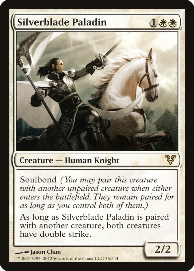 Paladino da Espada de Prata / Silverblade Paladin - Magic: The Gathering - MoxLand