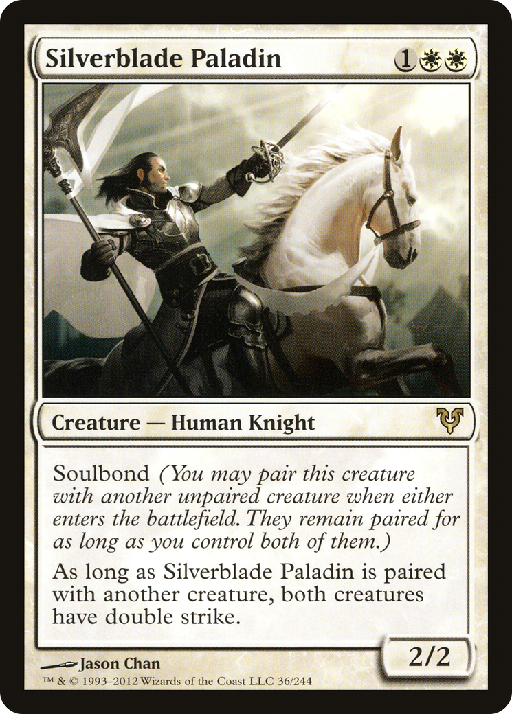Paladino da Espada de Prata / Silverblade Paladin - Magic: The Gathering - MoxLand