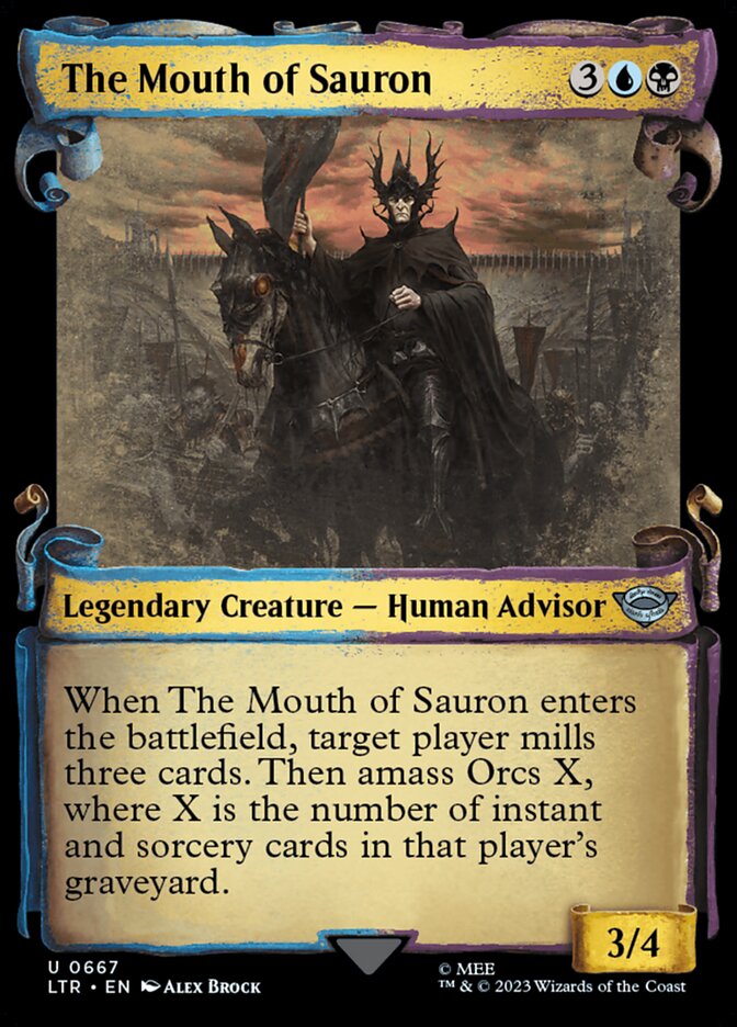 O Boca de Sauron / The Mouth of Sauron - Magic: The Gathering - MoxLand