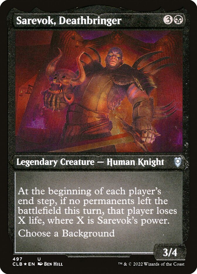 Sarevok, Fatífero / Sarevok, Deathbringer - Magic: The Gathering - MoxLand