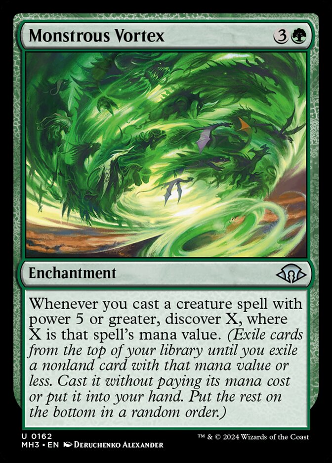 Vórtice Monstruoso / Monstrous Vortex - Magic: The Gathering - MoxLand