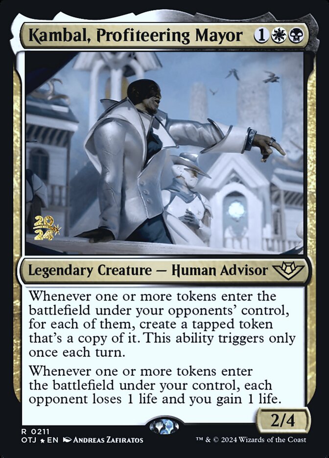 Kambal, Prefeito Especulador / Kambal, Profiteering Mayor - Magic: The Gathering - MoxLand