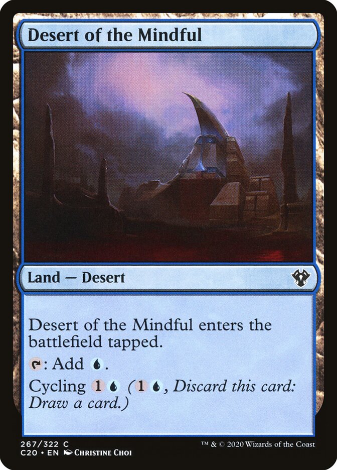 Deserto do Consciente / Desert of the Mindful - Magic: The Gathering - MoxLand