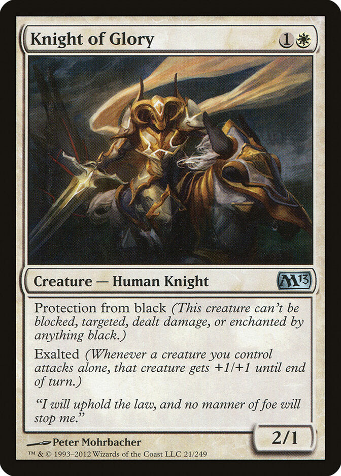 Cavaleiro da Glória / Knight of Glory - Magic: The Gathering - MoxLand