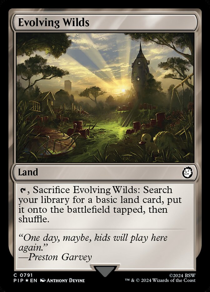 Terras em Desenvolvimento / Evolving Wilds - Magic: The Gathering - MoxLand
