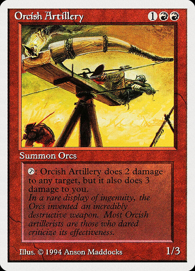 Artilharia Órquica / Orcish Artillery - Magic: The Gathering - MoxLand