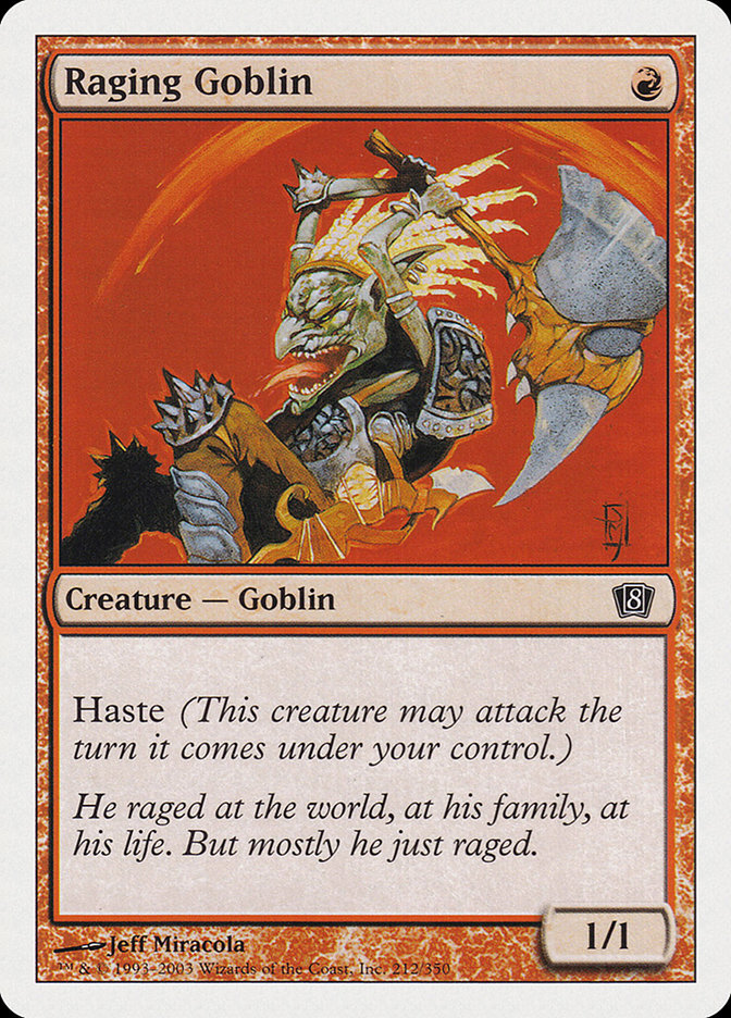 Goblin Enfurecido / Raging Goblin - Magic: The Gathering - MoxLand