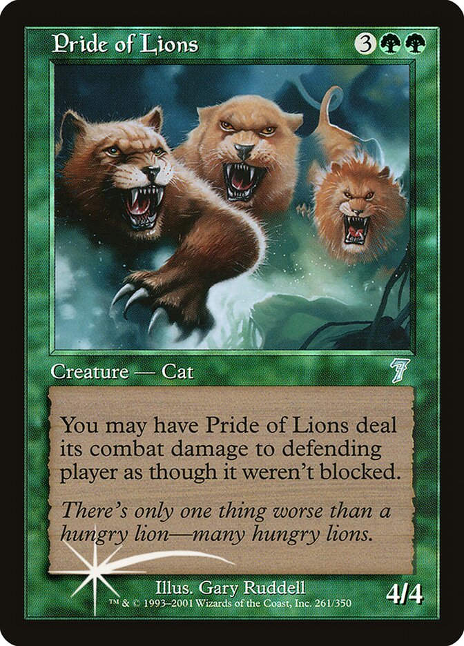 Bando de Leões / Pride of Lions - Magic: The Gathering - MoxLand