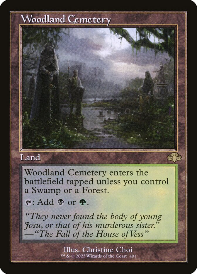 Cemitério da Floresta / Woodland Cemetery - Magic: The Gathering - MoxLand