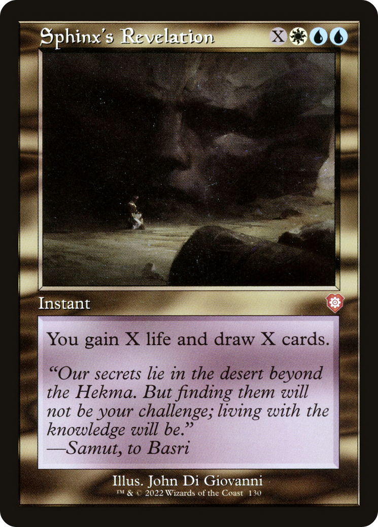 Revelação da Esfinge / Sphinx's Revelation - Magic: The Gathering - MoxLand