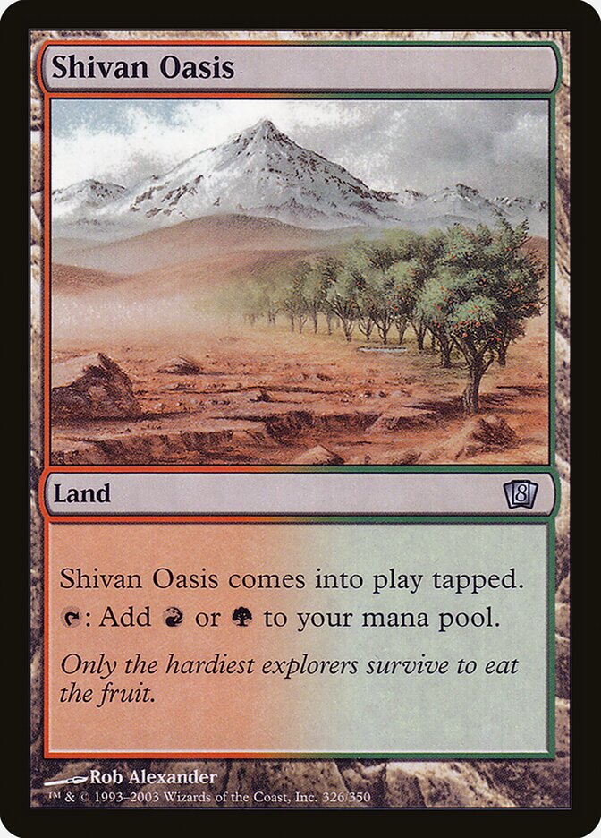 Oásis de Shiv / Shivan Oasis - Magic: The Gathering - MoxLand