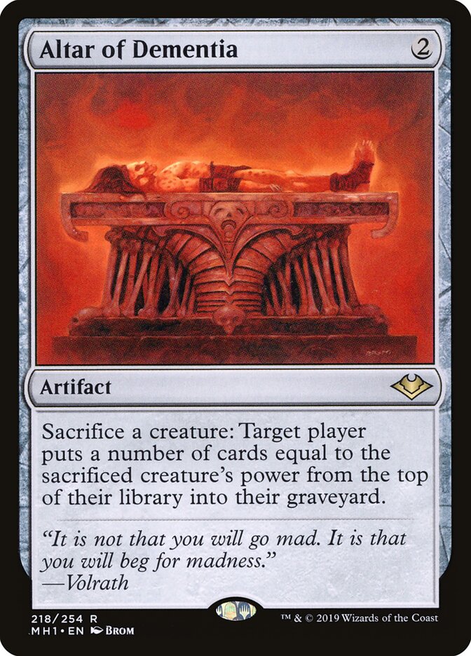 Altar da Demência / Altar of Dementia - Magic: The Gathering - MoxLand