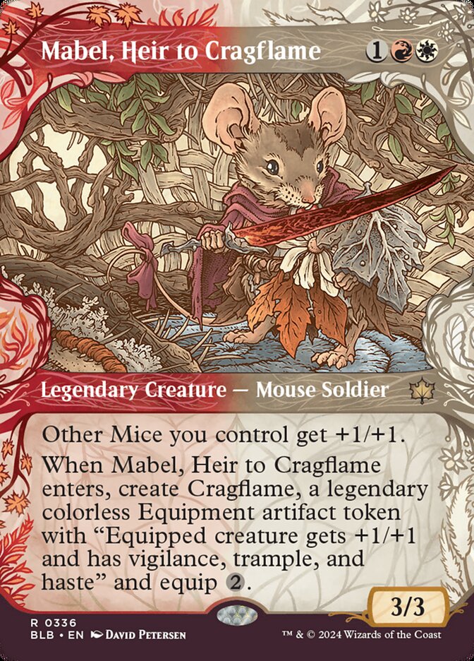 Mabel, Herdeira da Petroflama / Mabel, Heir to Cragflame - Magic: The Gathering - MoxLand