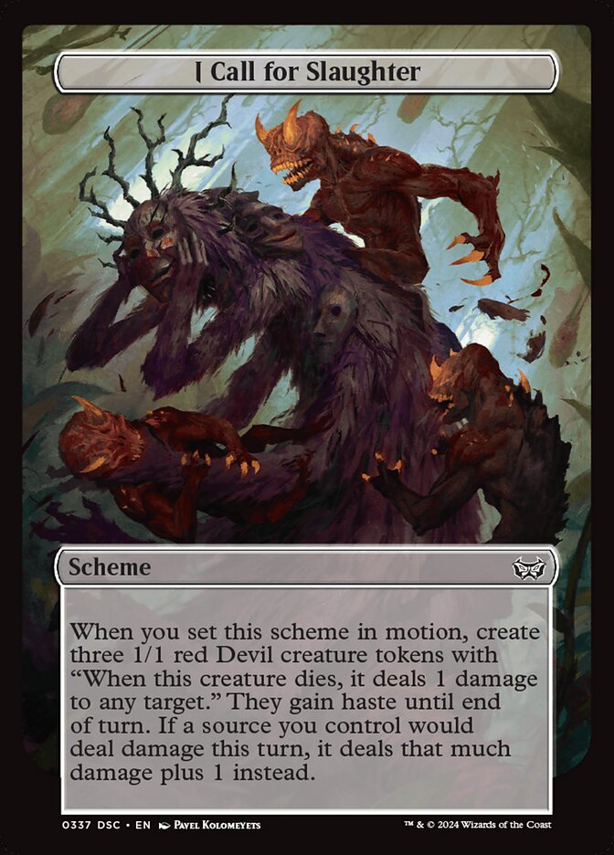I Call for Slaughter - Magic: The Gathering - MoxLand