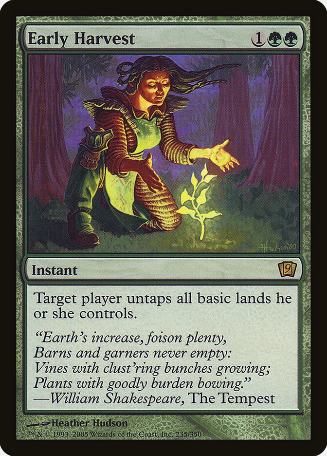 Colheita Precoce / Early Harvest - Magic: The Gathering - MoxLand
