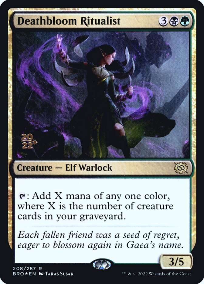 Ritualista Necroflor / Deathbloom Ritualist - Magic: The Gathering - MoxLand
