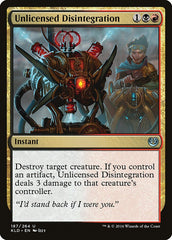 Desintegração Ilícita / Unlicensed Disintegration - Magic: The Gathering - MoxLand