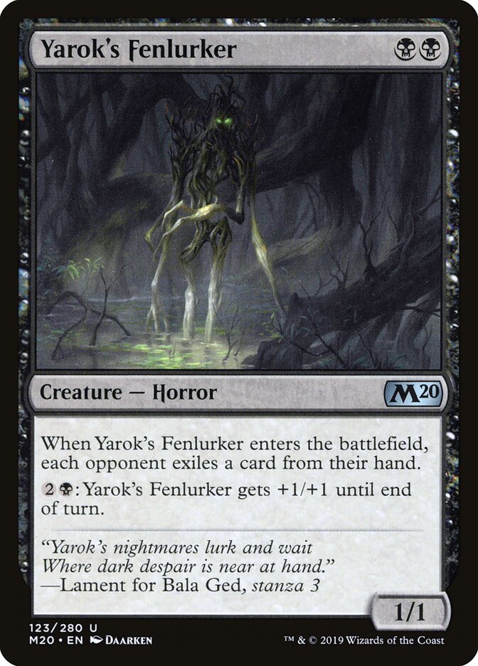 Espreitador Pantaneiro de Yarok / Yarok's Fenlurker - Magic: The Gathering - MoxLand