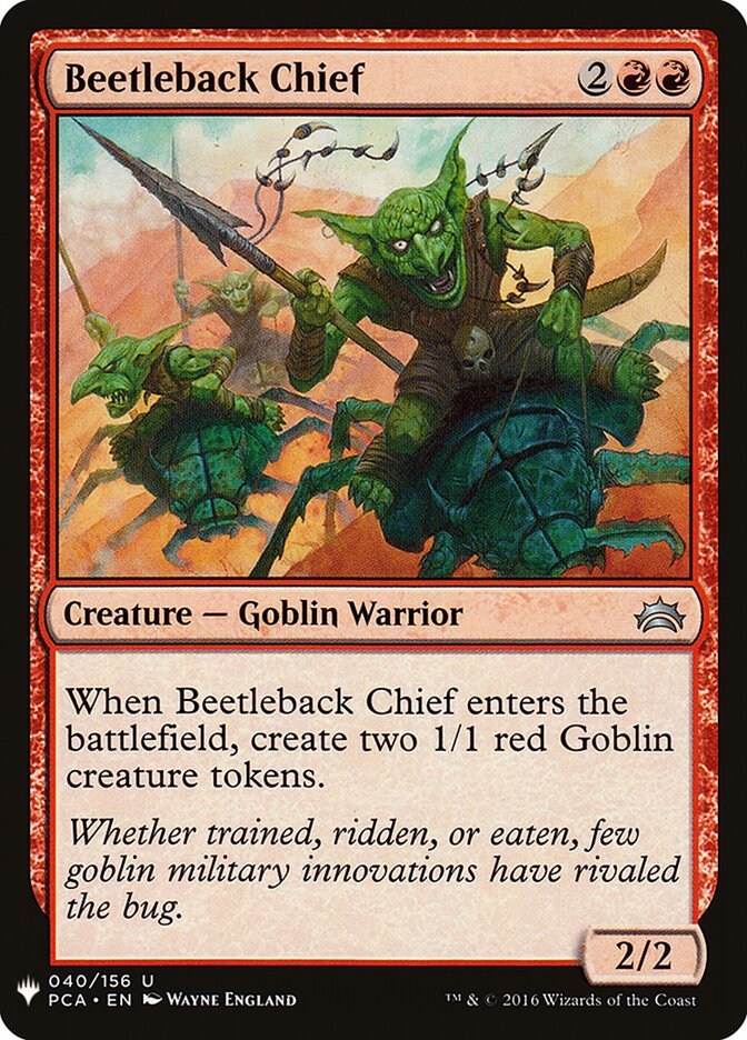 Beetleback Chief - Magic: The Gathering - MoxLand