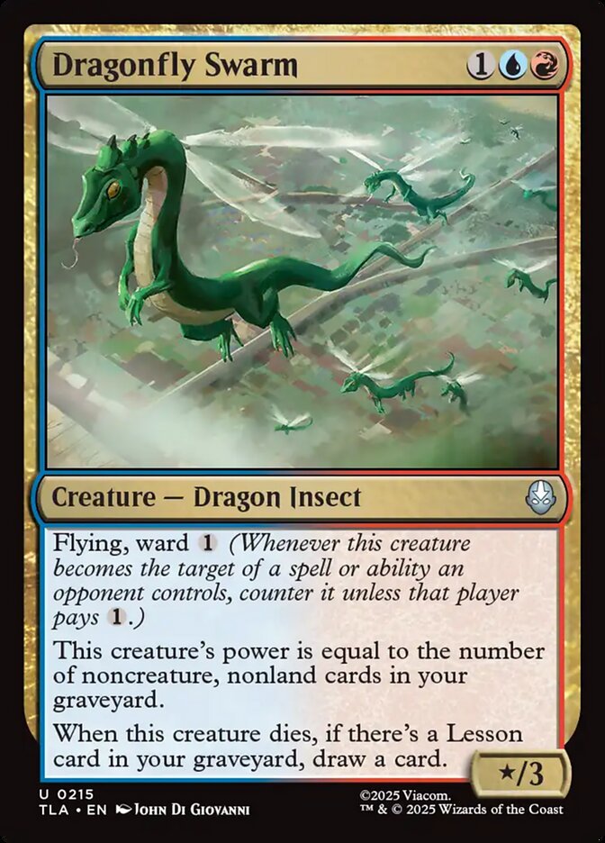 Enxame de Dracolibélulas / Dragonfly Swarm - Magic: The Gathering - MoxLand