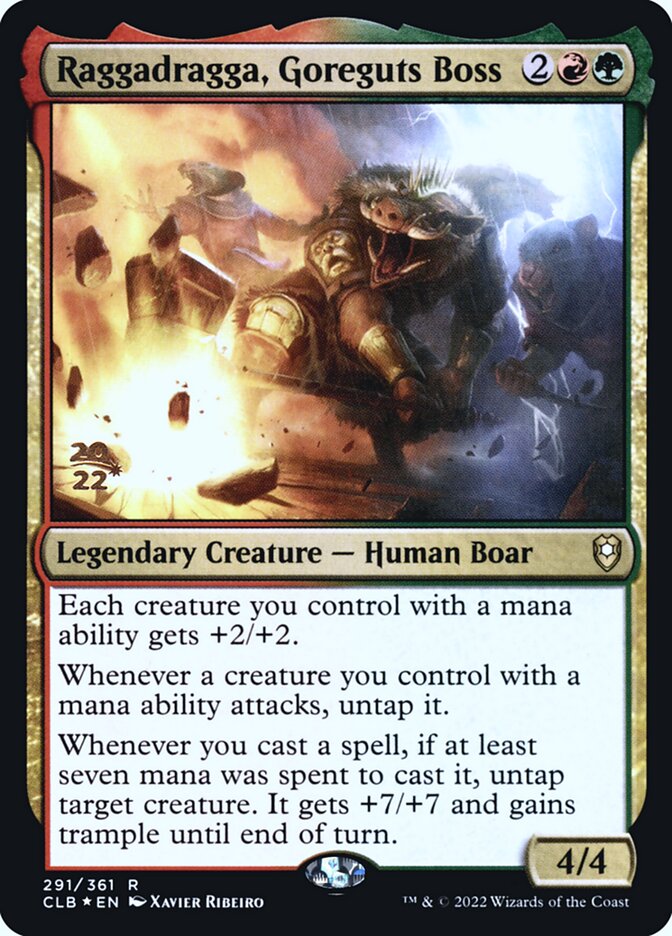 Raggadragga, Chefe dos Rancatripa / Raggadragga, Goreguts Boss - Magic: The Gathering - MoxLand