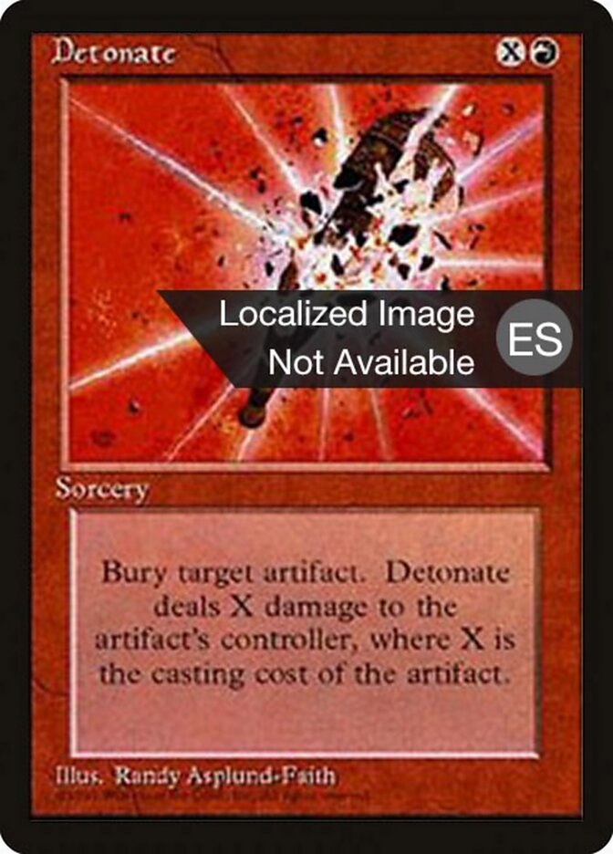 Explodir / Detonate - Magic: The Gathering - MoxLand
