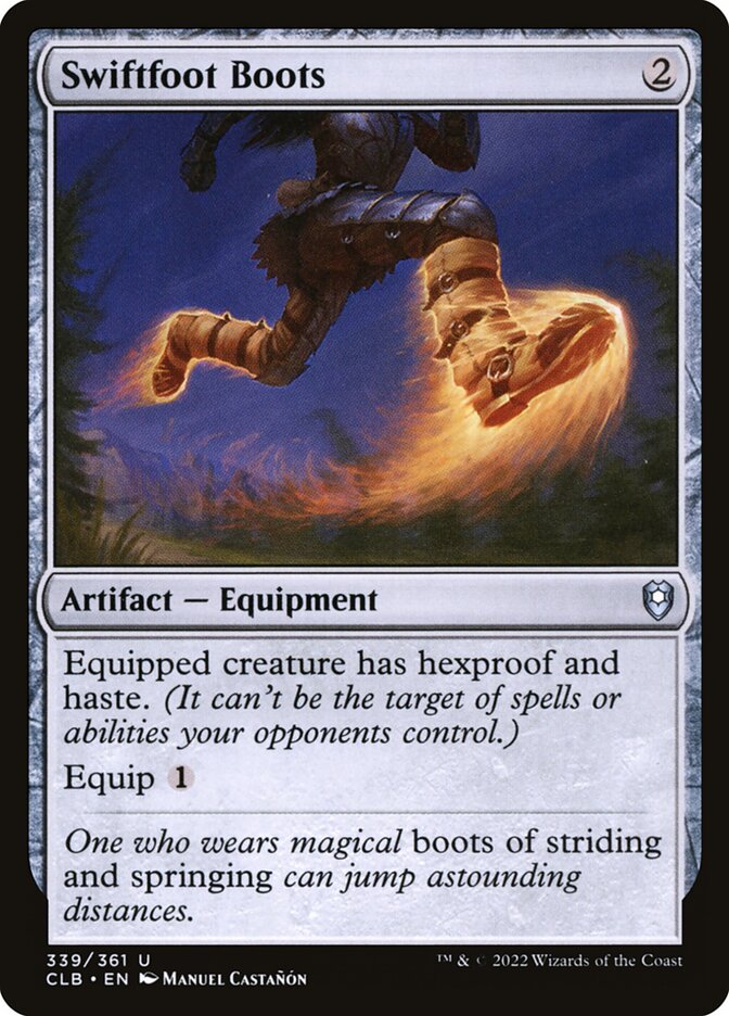 Botas Pé-ligeiro / Swiftfoot Boots - Magic: The Gathering - MoxLand