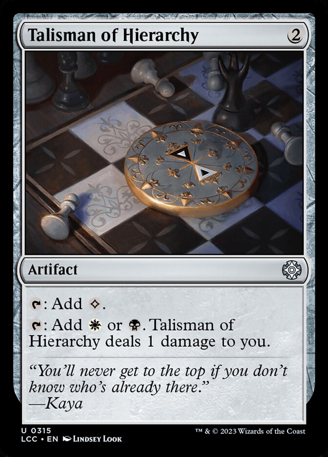 Talismã da Hierarquia / Talisman of Hierarchy - Magic: The Gathering - MoxLand