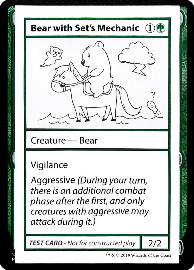 Bear with Set's Mechanic - Magic: The Gathering - MoxLand