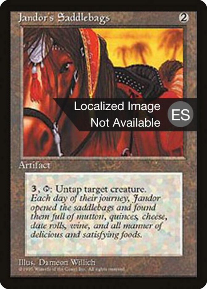 Alforjes de Jandor / Jandor's Saddlebags - Magic: The Gathering - MoxLand