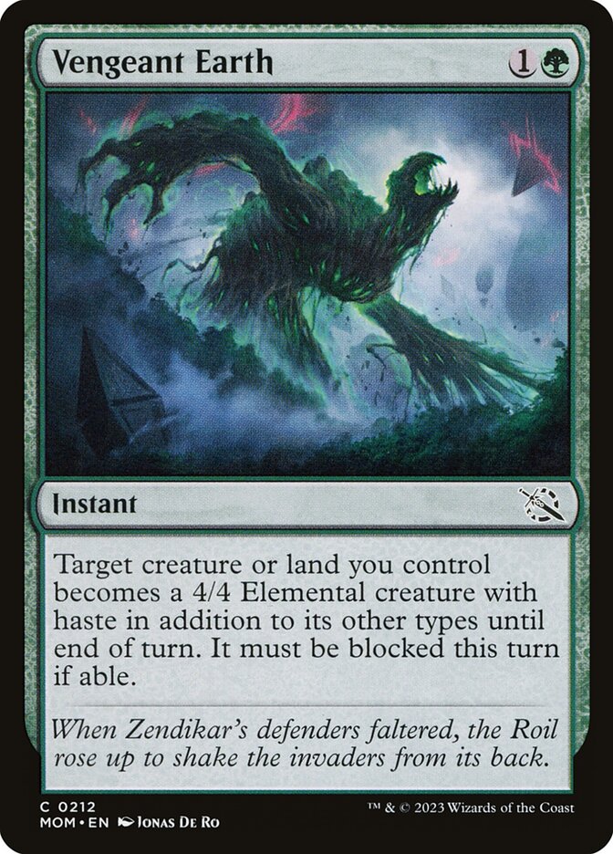 Terra Vingativa / Vengeant Earth - Magic: The Gathering - MoxLand
