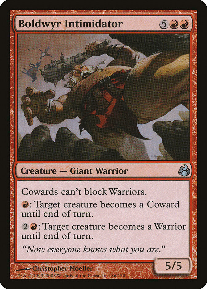 Intimidador de Boldwyr / Boldwyr Intimidator - Magic: The Gathering - MoxLand