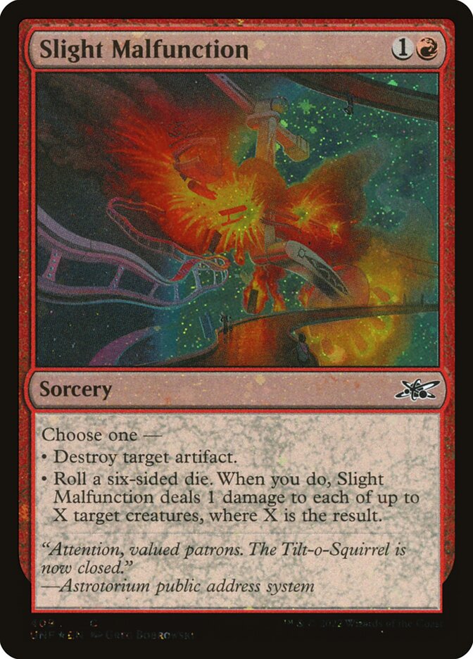 Slight Malfunction - Magic: The Gathering - MoxLand