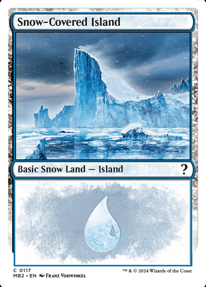 Ilha Nevada / Snow-Covered Island - Magic: The Gathering - MoxLand